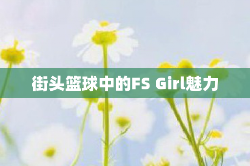 街头篮球中的FS Girl魅力