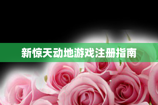 新惊天动地游戏注册指南图片