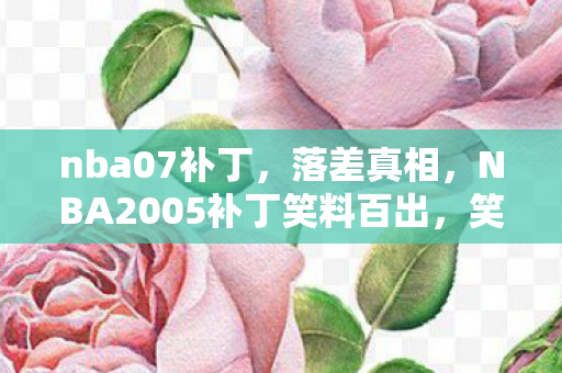 nba07补丁,落差真相,NBA2005补丁笑料百出,笑着笑着,我竟哭了 nba07补丁,落差真相,NBA2005补丁笑料百出,笑着笑着,我竟哭了