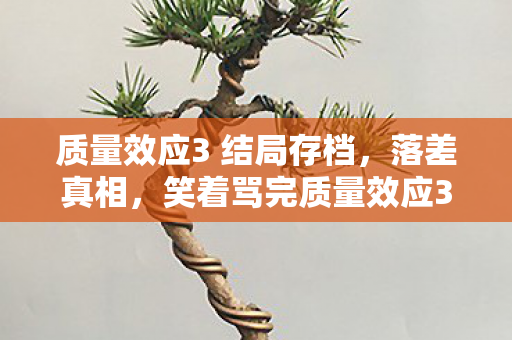 质量效应3 结局存档,落差真相,笑着骂完质量效应3结局,笑着笑着却哭了 质量效应3 结局存档,落差真相,笑着骂完质量效应3结局,笑着笑着却哭了
