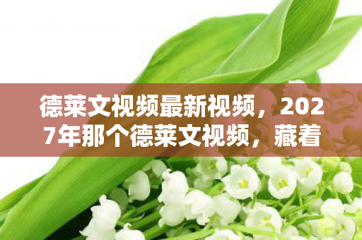 2027年那个德莱文视频图片