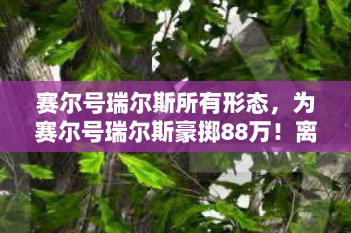 赛尔号瑞尔斯所有形态，为赛尔号瑞尔斯豪掷88万！离婚协议藏隐情，妻子举动吓我一跳！