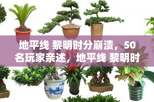 地平线 黎明时分崩溃,50名玩家亲述,地平线 黎明时分新疑点,大神都绷不住! 地平线 黎明时分崩溃,50名玩家亲述,地平线 黎明时分新疑点,大神都绷不住!