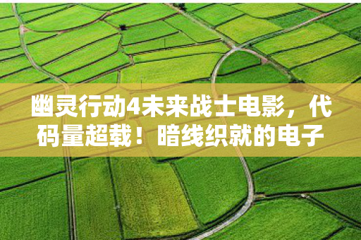 幽灵行动4未来战士电影,代码量超载!暗线织就的电子幽灵网,让玩家集体头皮发麻 幽灵行动4未来战士电影,代码量超载!暗线织就的电子幽灵网,让玩家集体头皮发麻