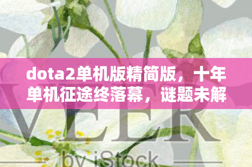 dota2单机版精简版，十年单机征途终落幕，谜题未解泪目谢幕，DOTA2何日再相逢？