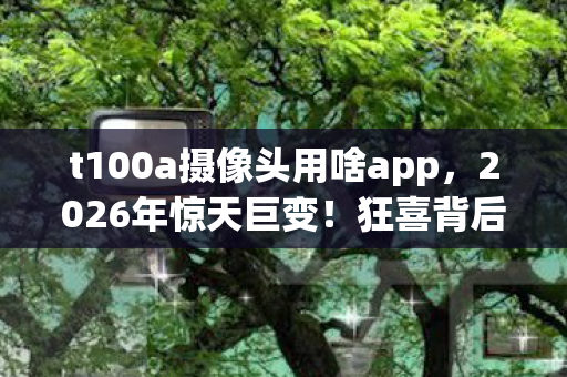 t100a摄像头用啥app，2026年惊天巨变！狂喜背后竟藏着让人类颤抖的真相？