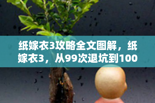 纸嫁衣3攻略全文图解，纸嫁衣3，从99次退坑到100次回坑！这反转我直接跪了！