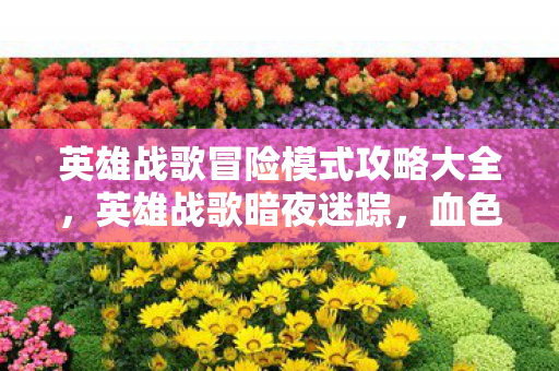 英雄战歌冒险模式攻略大全,英雄战歌暗夜迷踪,血色线索揭悬案,毛骨悚然真相近 英雄战歌冒险模式攻略大全,英雄战歌暗夜迷踪,血色线索揭悬案,毛骨悚然真相近