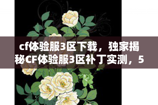 cf体验服3区下载,独家揭秘CF体验服3区补丁实测,5大革新玩法,错过体验心得等于落后一个版本! cf体验服3区下载,独家揭秘CF体验服3区补丁实测,5大革新玩法,错过体验心得等于落后一个版本!