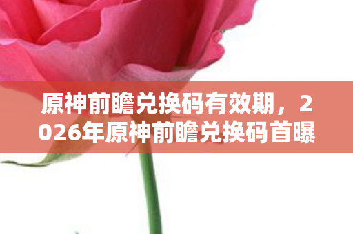 原神前瞻兑换码有效期,2026年原神前瞻兑换码首曝!3个数字暗藏版本终极彩蛋? 原神前瞻兑换码有效期,2026年原神前瞻兑换码首曝!3个数字暗藏版本终极彩蛋?