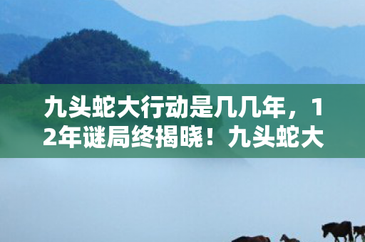 九头蛇大行动是几几年,12年谜局终揭晓!九头蛇大行动,那些被代码封存的泪目真相 九头蛇大行动是几几年,12年谜局终揭晓!九头蛇大行动,那些被代码封存的泪目真相
