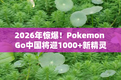 2026年惊爆!Pokemon Go中国将迎1000+新精灵?真相令人咋舌! 2026年惊爆!Pokemon Go中国将迎1000+新精灵?真相令人咋舌!