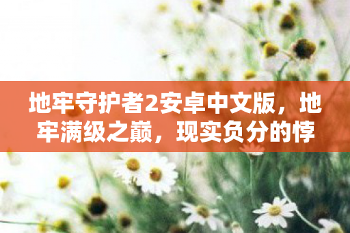 地牢守护者2安卓中文版，地牢满级之巅，现实负分的悖论，灵魂震颤的生存困局