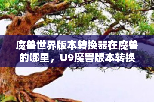 魔兽世界版本转换器在魔兽的哪里,U9魔兽版本转换器衍生数破圈!跨界联名玩出意想不到新花样 魔兽世界版本转换器在魔兽的哪里,U9魔兽版本转换器衍生数破圈!跨界联名玩出意想不到新花样