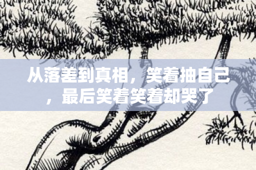 从落差到真相,笑着抽自己,最后笑着笑着却哭了 从落差到真相,笑着抽自己,最后笑着笑着却哭了