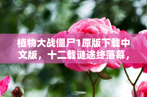 植物大战僵尸1原版下载中文版,十二载谜途终落幕,植物防线溃散时泪目成河 植物大战僵尸1原版下载中文版,十二载谜途终落幕,植物防线溃散时泪目成河
