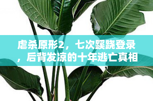 虐杀原形2,七次蹊跷登录,后背发凉的十年逃亡真相 虐杀原形2,七次蹊跷登录,后背发凉的十年逃亡真相