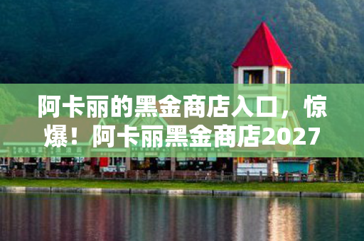 阿卡丽的黑金商店入口，惊爆！阿卡丽黑金商店2027神秘折扣，错过再等N年？