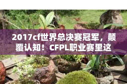 2017cf世界总决赛冠军，颠覆认知！CFPL职业赛里这个设计让老玩家目瞪口呆，冷知识大揭秘