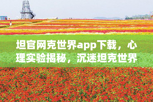 坦官网克世界app下载,心理实验揭秘,沉迷坦克世界的细思极恐自我麻醉之旅 坦官网克世界app下载,心理实验揭秘,沉迷坦克世界的细思极恐自我麻醉之旅