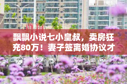 飘飘小说七小皇叔,卖房狂充80万!妻子签离婚协议才知,飘飘小说竟藏着这隐情,吓一跳! 飘飘小说七小皇叔,卖房狂充80万!妻子签离婚协议才知,飘飘小说竟藏着这隐情,吓一跳!