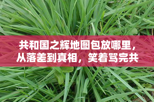 共和国之辉地图包放哪里,从落差到真相,笑着骂完共和国之辉,笑着笑着竟哭了 共和国之辉地图包放哪里,从落差到真相,笑着骂完共和国之辉,笑着笑着竟哭了