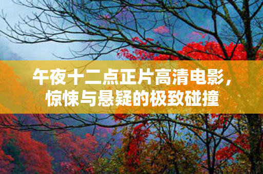 午夜十二点正片高清电影,惊悚与悬疑的极致碰撞 午夜十二点正片高清电影,惊悚与悬疑的极致碰撞
