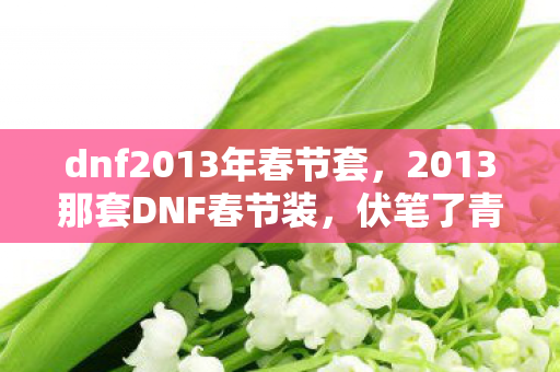 dnf2013年春节套,2013那套DNF春节装,伏笔了青春,再见时鼻子一酸 dnf2013年春节套,2013那套DNF春节装,伏笔了青春,再见时鼻子一酸