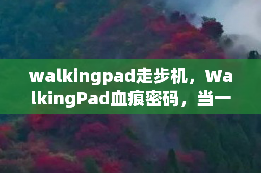 walkingpad走步机,WalkingPad血痕密码,当一万次杀戮成为自戕的墓志铭 walkingpad走步机,WalkingPad血痕密码,当一万次杀戮成为自戕的墓志铭