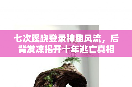 七次蹊跷登录神雕风流，后背发凉揭开十年逃亡真相