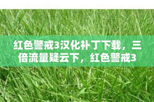 红色警戒3汉化补丁下载,三倍流量疑云下,红色警戒3汉化补丁背后的资本寒心局 红色警戒3汉化补丁下载,三倍流量疑云下,红色警戒3汉化补丁背后的资本寒心局