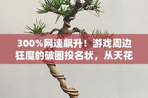 300%网速飙升!游戏周边狂魔的破圈投名状,从天花板到遗像的败家之旅 300%网速飙升!游戏周边狂魔的破圈投名状,从天花板到遗像的败家之旅