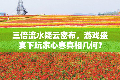 三倍流水疑云密布，游戏盛宴下玩家心寒真相几何？