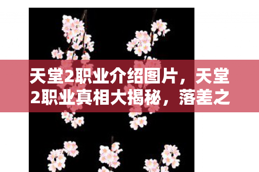 天堂2职业介绍图片,天堂2职业真相大揭秘,落差之下笑着笑着,泪水却悄然滑落 天堂2职业介绍图片,天堂2职业真相大揭秘,落差之下笑着笑着,泪水却悄然滑落