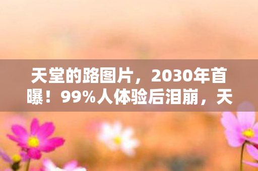 天堂的路图片,2030年首曝!99%人体验后泪崩,天堂的路竟藏着这致命真相? 天堂的路图片,2030年首曝!99%人体验后泪崩,天堂的路竟藏着这致命真相?