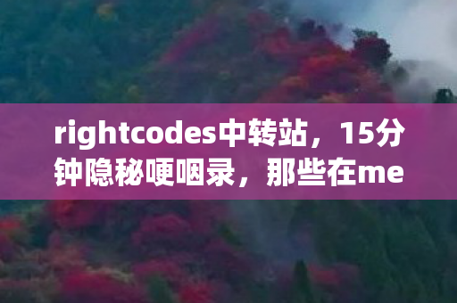 rightcodes中转站,15分钟隐秘哽咽录,那些在mediafire中转站等下载的深夜 rightcodes中转站,15分钟隐秘哽咽录,那些在mediafire中转站等下载的深夜