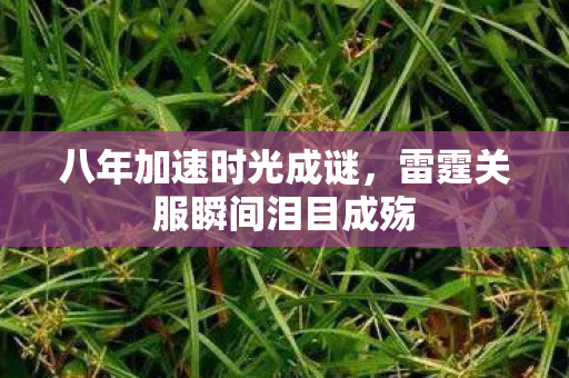 八年加速时光成谜，雷霆关服瞬间泪目成殇