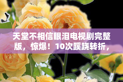天堂不相信眼泪电视剧完整版,惊爆!10次蹊跷转折,天堂不相信眼泪免费看竟让人后背发凉! 天堂不相信眼泪电视剧完整版,惊爆!10次蹊跷转折,天堂不相信眼泪免费看竟让人后背发凉!