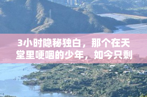 3小时隐秘独白,那个在天堂里哽咽的少年,如今只剩登录界面 3小时隐秘独白,那个在天堂里哽咽的少年,如今只剩登录界面