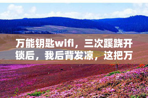 万能钥匙wifi,三次蹊跷开锁后,我后背发凉,这把万能钥匙,竟藏着人性深渊! 万能钥匙wifi,三次蹊跷开锁后,我后背发凉,这把万能钥匙,竟藏着人性深渊!