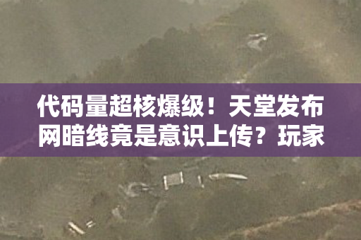 代码量超核爆级!天堂发布网暗线竟是意识上传?玩家集体头皮发麻 代码量超核爆级!天堂发布网暗线竟是意识上传?玩家集体头皮发麻