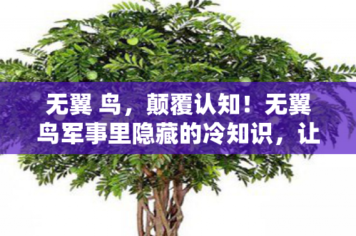 无翼 鸟,颠覆认知!无翼鸟军事里隐藏的冷知识,让你目瞪口呆! 无翼 鸟,颠覆认知!无翼鸟军事里隐藏的冷知识,让你目瞪口呆!