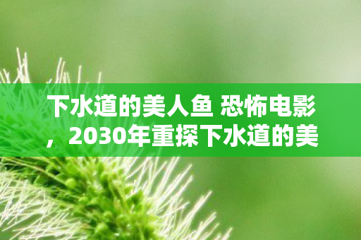 下水道的美人鱼 恐怖电影,2030年重探下水道的美人鱼,十年谜团,揭秘时我浑身战栗! 下水道的美人鱼 恐怖电影,2030年重探下水道的美人鱼,十年谜团,揭秘时我浑身战栗!
