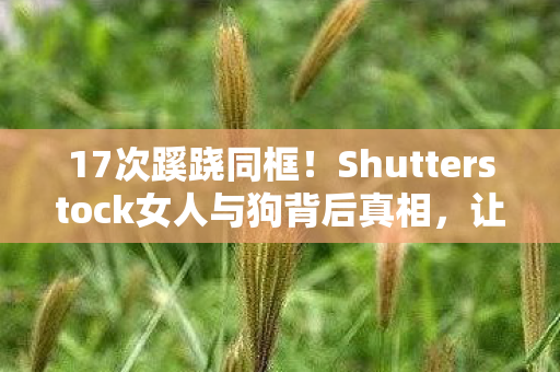 17次蹊跷同框!Shutterstock女人与狗背后真相,让人后背发凉 17次蹊跷同框!Shutterstock女人与狗背后真相,让人后背发凉