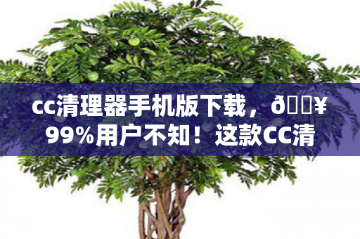 cc清理器手机版下载,🔥99%用户不知!这款CC清理器竟让手机速度飙升300%?真相太惊人! cc清理器手机版下载,🔥99%用户不知!这款CC清理器竟让手机速度飙升300%?真相太惊人!