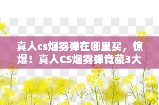 真人cs烟雾弹在哪里买,惊爆!真人CS烟雾弹竟藏3大逆天玩法,99%玩家不知的秘密! 真人cs烟雾弹在哪里买,惊爆!真人CS烟雾弹竟藏3大逆天玩法,99%玩家不知的秘密!