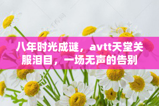 八年时光成谜,avtt天堂关服泪目,一场无声的告别 八年时光成谜,avtt天堂关服泪目,一场无声的告别