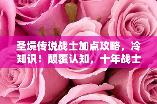 圣境传说战士加点攻略，冷知识！颠覆认知，十年战士加点竟全错？真相让人目瞪口呆！