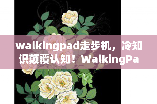 walkingpad走步机，冷知识颠覆认知！WalkingPad竟藏着让你目瞪口呆的隐形炸弹设计