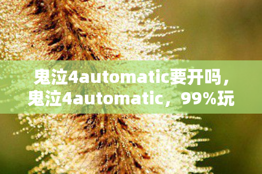 鬼泣4automatic要开吗,鬼泣4automatic,99%玩家没触发的隐藏剧情?这操作直接封神! 鬼泣4automatic要开吗,鬼泣4automatic,99%玩家没触发的隐藏剧情?这操作直接封神!